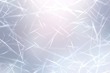 Shiny silver ice crystal texture. Cracks simple pattern. Winter light clear abstract background. Plexus transition structure. Lens flare effect.