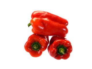 bell pepper isolated on white background