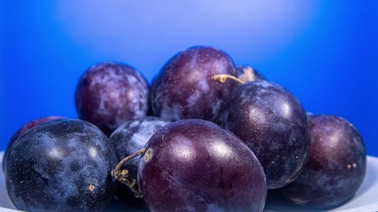 Rotting and mold of plum fruit Time lapse of 25 days