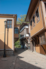 The old town area of Plovdiv in Bulgaria