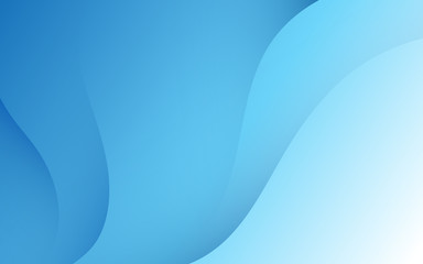 Blue wave paper abstract vector background