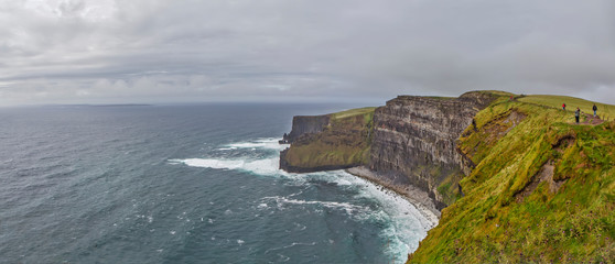 Cliffs of Moher in County Clare. Liscannor. Ireland