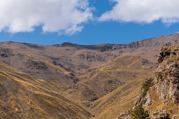 High mountain landscape of Sierra Nevada