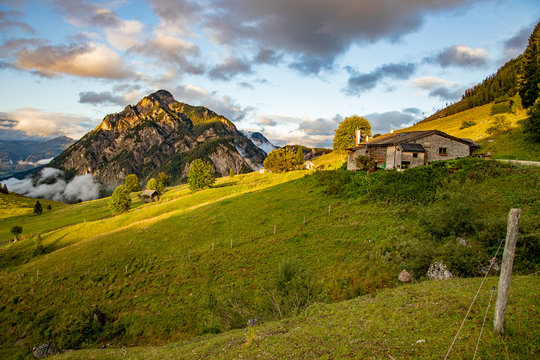 Landscape of the Postalm in Austria