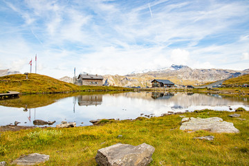 Fototapeta na wymiar Landscape shot from the Grossglockner area