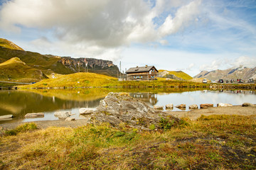 Fototapeta na wymiar Landscape shot from the Grossglockner area
