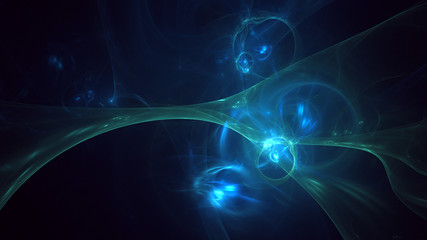 Fractal 3D rendering abstract light surreal background