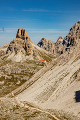 Dolomites mountain range of the Alps