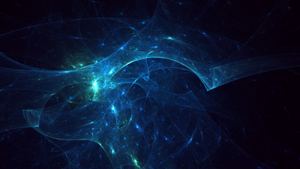 Fractal 3D rendering abstract light surreal background