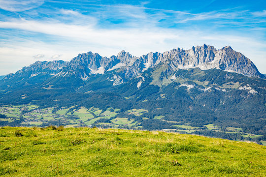 At the Wilder Kaiser of St Johann in Tirol