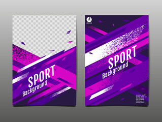sport Layout , template Design, Abstract Background, Dynamic Poster, Brush Speed Banner, grunge ,Vector Illustration. © momo design