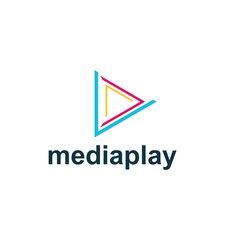 play logo template, design vector