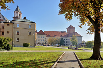 Wawel Royal Castle - Krakow, Poland	 - obrazy, fototapety, plakaty