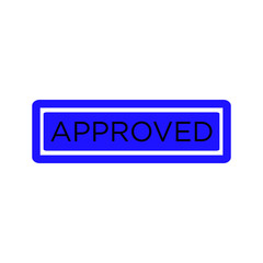 Approve icon vector design template