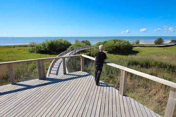 Parnu (Estonia) - Observation platform and beach