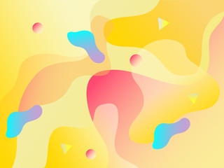 Abstract gradient fluid art background can be used as banner or poster, cover design.