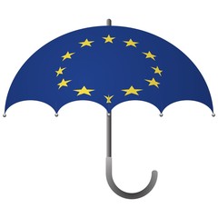 Europe EU flag umbrella © Visual Content