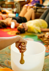 Yoga bowl meditation