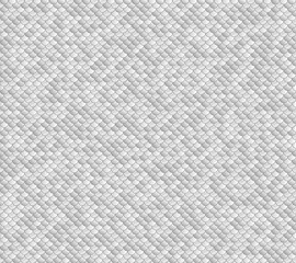 Fish scales vector background. Abstract grey backdrop with nautical design. 3d graphic gradient effect.