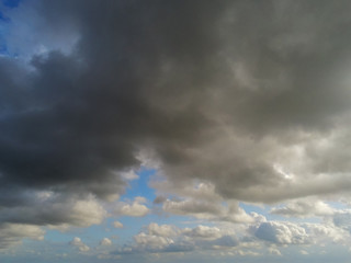 Obraz premium Dark dramatic sky background.