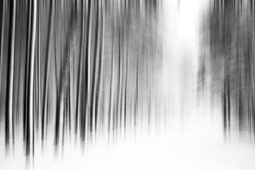 Winter season abstract nature art print and Christmas landscape holiday background, snowy magical...