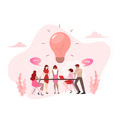 Innovation horizontal flat banner for your website