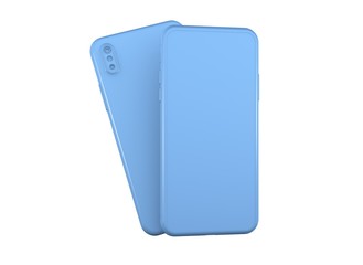 smartphone device digital 3d rendering