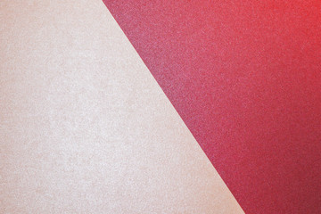 Texture paper red and pink pearl with sequins. Background image. Minimalism, flat lay, place for text.