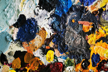 color paint palette texture
