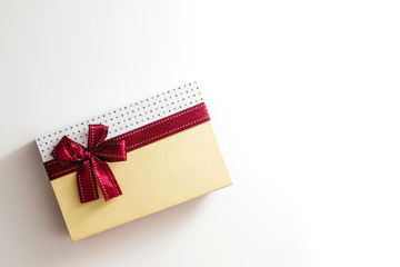 white background gift christmas box