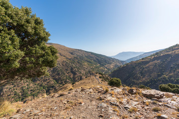 High mountain landscape of Sierra Nevada