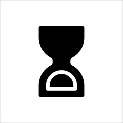 Clock icon. Symbol of time with trendy flat line style icon for web, logo, app, UI design. isolated on white background. vector illustration eps 10