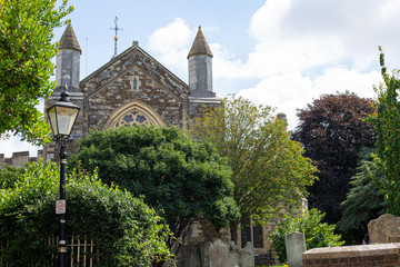 Fototapeta na wymiar A church in Rye, East Sussex