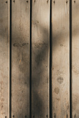 wooden vertical dark boards. Textured walnut color background