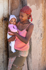 African mother