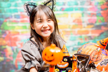 ハロウィンの少女