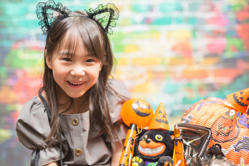 ハロウィンの少女