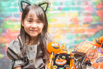 ハロウィンの少女