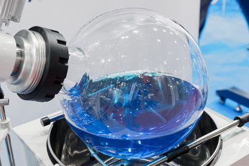 Vacuum Evaporator Modern research and chemical equipment.