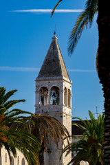 Mediterranean curch in croatia in the old city trogir