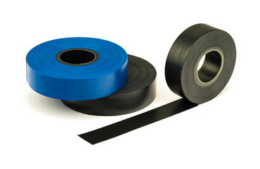 black, blue zolenta on a white background