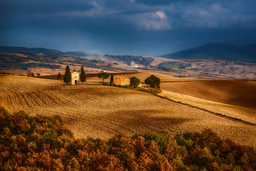 Wavy fields in Tuscany