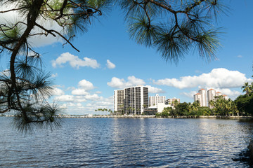 Caloosahatchee River in Fort Myers, Florida, USA