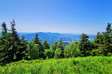 Beskydy from Lysa Hora tower