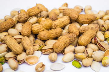 Pistachios and Peanuts