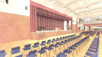 体育館 避難 ダンボール仕切り イラスト12 Wall Mural 啓文 佐々木 体育館 避難 ダンボール仕切り イラスト12 Wall Mural 啓文 佐々木