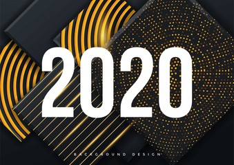 2020 Greeting Card background template
