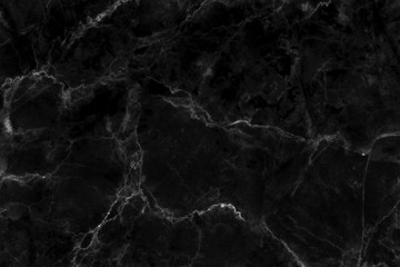 Top-view of black grey marble texture background, natural tile stone floor with seamless glitter pattern for counter design and interior exterior decorative.