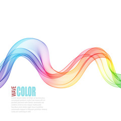  Abstract smoky rainbow smooth wave background. Brochure Template. Design element