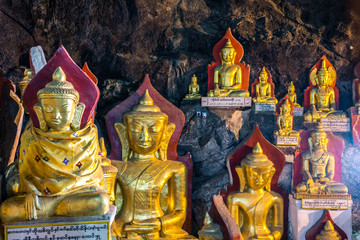 inside the amazing pindaya cave in myanmar